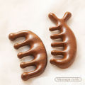Massage Scalp Meridian Comb Brown Wooden Color Comb Imitation Wooden Comb Fahion New.