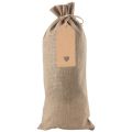12 Pieces Burlap Wine Bags Jute Wine Bottle Bags.