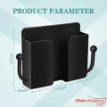 1PCS Wall-Mounted Charger Storage Box Mobile Phone Charging Hanging Holder Multifunction Wall Mounted Plug Bracket Storage Box - Sara Collection.
