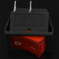 4 Pin DPST ON/OFFSnap-4 x Rocker Switch-Black & Red. 