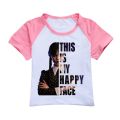 New Kids Wednesday Addams Clothes Sets Girls Summer Clothing Short Sleeve Print Sport Suits Children T-shirt + Pants Outfits. 