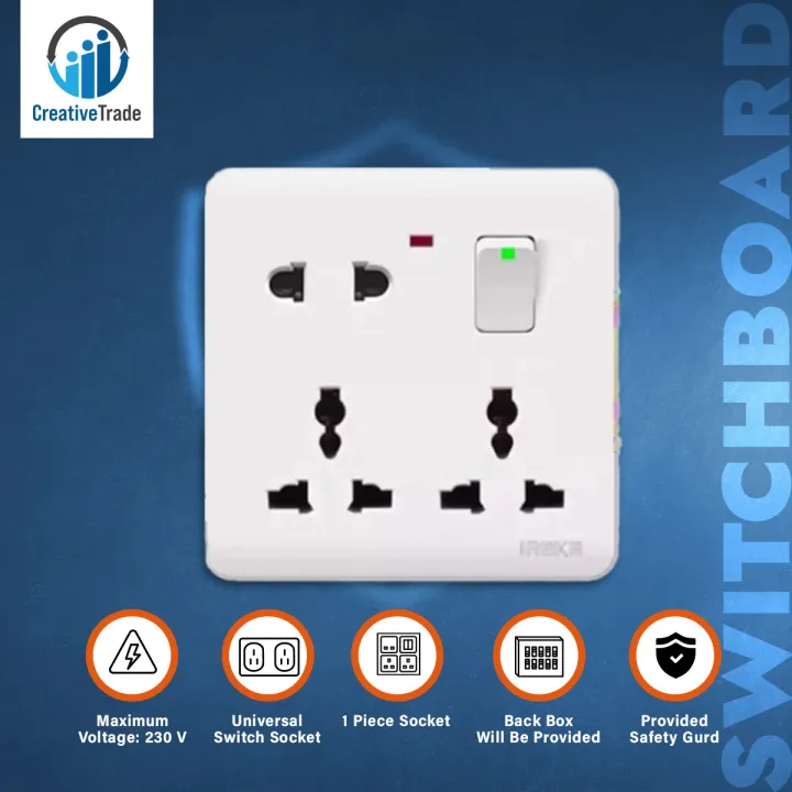 8%20Pin%20Socket%20With%20Box%20Multi%20Function%20Universal%20Wall%20Socket%20-%20Image%202
