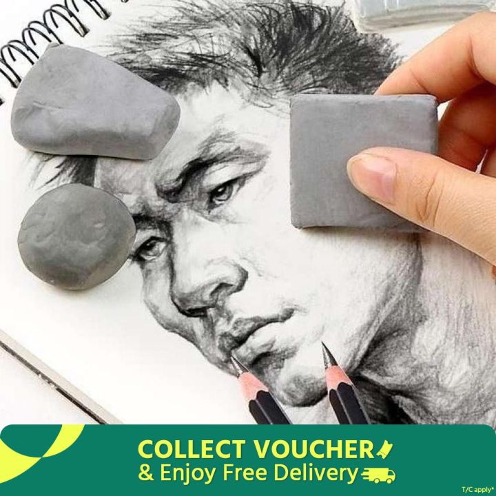 Kneaded Art Eraser /Rubber Pencil/Charcoal/Pastel Eraser for Art Drawing Artist