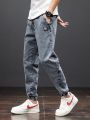 Spring Black Blue Cargo Jeans Men Streetwear Denim Jogger Pants Men Baggy Harem Jean Trousers Plus Size 6XL 7XL 8XL.