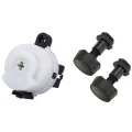 2PCS Hood Stop Cushion Rubber Bumper with Car Ignition Starter Switch for FORD RANGER 96-02,Escape Focus Edge 13-19. 