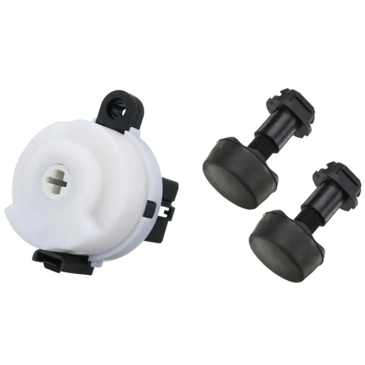 2PCS Hood Stop Cushion Rubber Bumper with Car Ignition Starter Switch for FORD RANGER 96-02,Escape Focus Edge 13-19