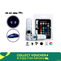 Waterproof RGB LED Multi Color Bright Parking Sports Light with Memory Function for Motorcycle, Car- 2pcs 12V T10 LED 5050SMD RGB Flashing Silicone Coated. 