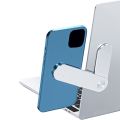 Magnetic Laptop Phone Holder, Adjustable Laptop Cell Phone Mount, Laptop Side Mount Clip. 
