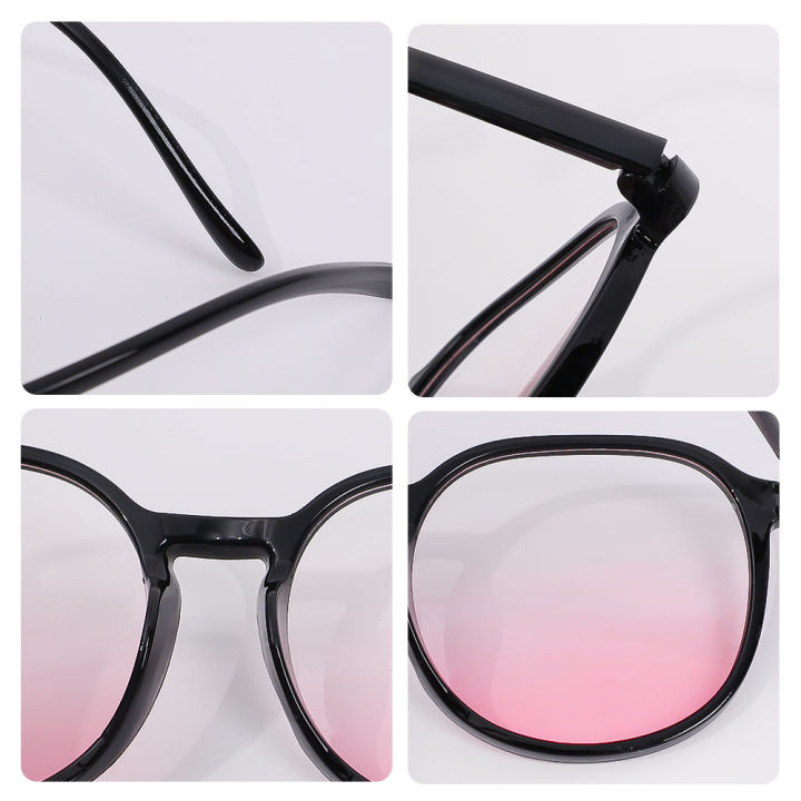 %E3%80%90DIV%20MALL%E3%80%91Gradient%20Glasses%20for%20Women%20Blush%20Sunglasses%20Anti%20Blue%20Sun%20Round%20Frame%20Flat%20Mirror%20Girl%20Decorative%20-%20Image%205