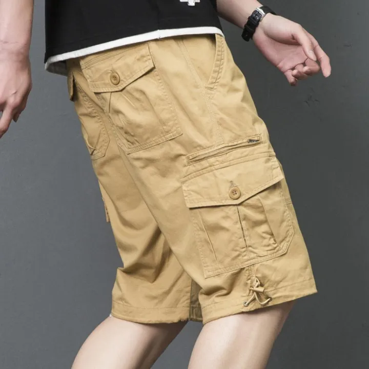 Summer%20Cargo%20Shorts%20Men%20Camouflage%20Camo%20Casual%20Cotton%20Multi-Pocket%20Baggy%20Bermuda%20Streetwear%20HipHop%20Military%20Tactical%20Work%20Shorts%20-%20Image%203