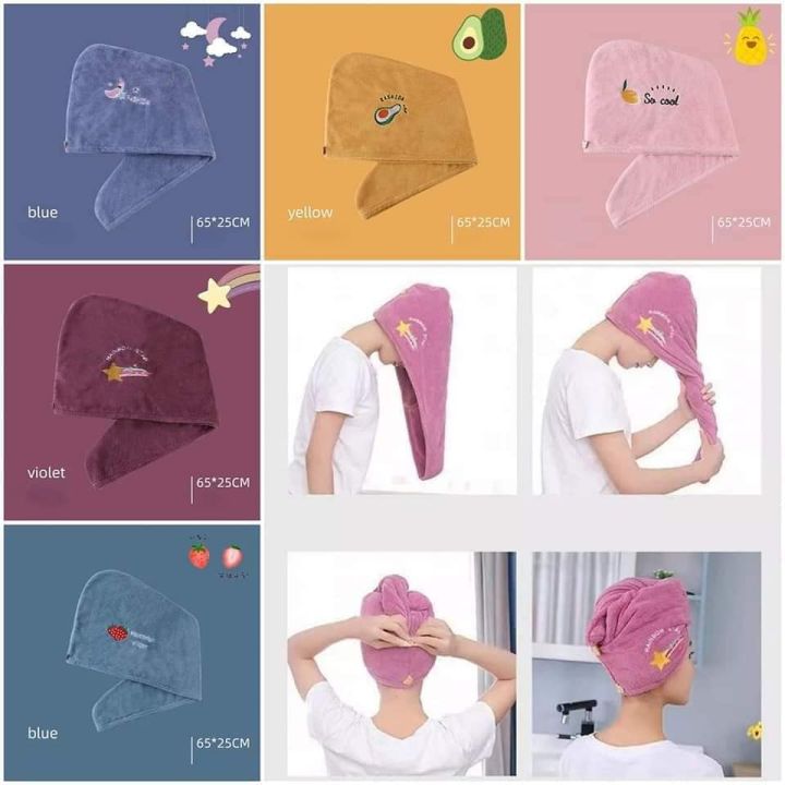 Coral%20Fleece%20Dry%20Hair%20Soft%20Shower%20Hair%20Towel%20Absorbent%20Quickly%20Drying%20Head%20Scarf%20Shower%20-%20Image%202