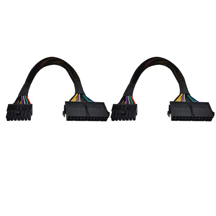 2X%2024%20Pin%20to%2014%20Pin%20ATX%20PSU%20Main%20Power%20Adapter%20Braided%20Sleeved%20Cable%20for%20IBM%20for%20Lenovo%20PC%20and%20Servers%2012-Inch(30cm)%20-%20Image%202