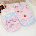 3 Pieces Soft Cotton Fast Dry-Premium, Waterproof, Double Layer Protection, Daily Use, Elegant and Stylish Bibs for Baby-Multicolor.