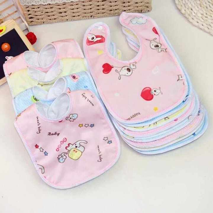 3%20Pieces%20Soft%20Cotton%20Fast%20Dry-Premium,%20Waterproof,%20Double%20Layer%20Protection,%20Daily%20Use,%20Elegant%20and%20Stylish%20Bibs%20for%20Baby-Multicolor%20-%20Image%203