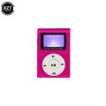 Portable Mini MP3 Player with LCD Screen Metal Clip USB MP3 Music Players Support SD TF Student Walkman. 