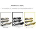 【The Edge of Beauty】Nail Stainless Steel Anti Fingernail Manicure Tools Gold. 