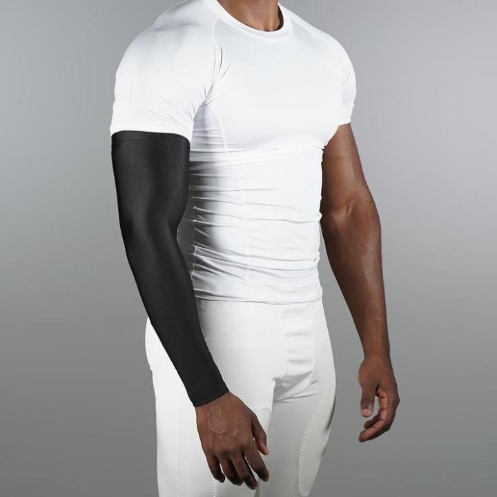 2%20Pcs%20Black%20Fully%20Stretched%20Skinny%20Fit%20Arm%20Sleeves%20for%20Hand%20Cover%20Arm%20to%20Sunscreen%20-%20Image%207