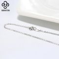 Rinntin 925 Sterling Silver Cable Link Chain Necklace for Women 45cm/50cm/55cm Simple Women's Neck Chain Silver Jewelry SC06. 