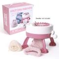 HA Children Bib Cylinder Weaving Machine Knitting Machine Weaving Wool Toy-Pink HS-689B-1. 