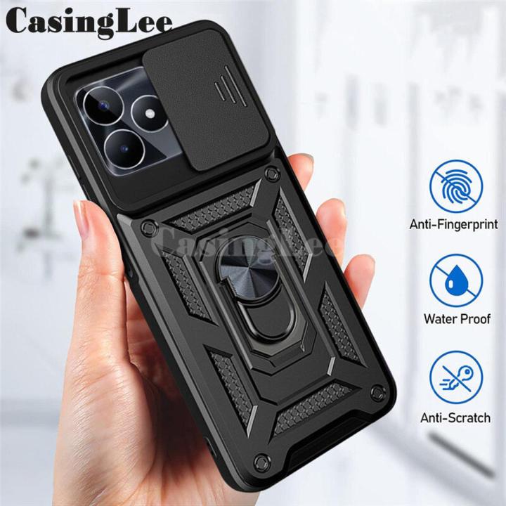 For Realme C53 Narzo N53 case Armor Ring Cover adsorb Car Holder Shockproof Camera Protection for Realme Narzo N53 Realme C53 Back Cover Phone cases
