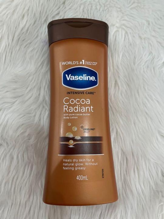 Vaseline%20Intensive%20Care%20Cocoa%20Radiant%20Lotion%20With%20Pure%20Cocoa%20Butter%20lotion%20400%20ml%20(POLAND)%20-%20Image%203