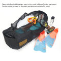 Mesh Dive Bag, Breathable Tear Proof Diving Net Bag with Handle for Equipment.
