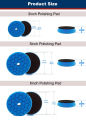 3/5/6 Inch Auto Spons Polijsten Pad Duitsland Foam Buffing Pads Self Polish Tool Kits Set Professionele Da Polijstmachines Pads. 