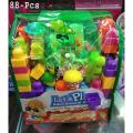 Play and Learn Educational Building Blocks For Kids -- 88 Pcs.