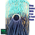 Stainless Steel Ring Dolna/Hammock Sleeping Bed Outdoor Travel Camping  Long 8 Feet Weight 100kg+ Free 6 Feet Rope. 
