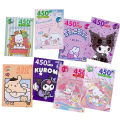 450pcs Cartoon Cute Stickers Kawaii Stationery Sanrio Stickers Kuromi Melody & Coogo Diary Decorative Phone Stickers Scrapbook DIY Stickers. 