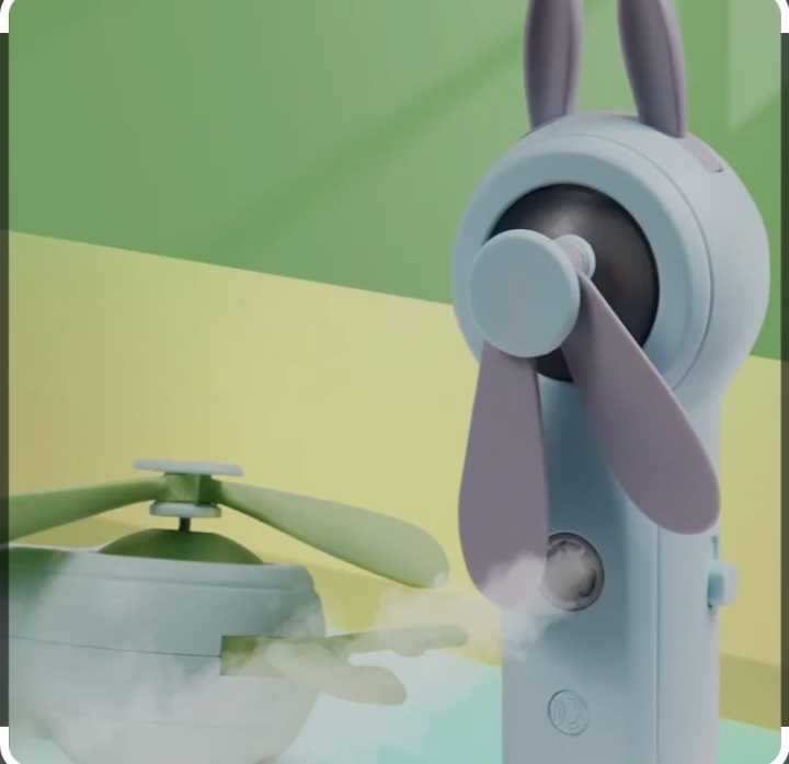 Portable%20Cartoon%20Hand%20Held%20Water%20Spray%20USB%20Cooling%20Fan%20-%20Multi-color%20-%20Image%202