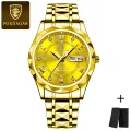 Poedagar PO615 Black Stainless Steel Analog Wrist Watch For Men - Time lovers.