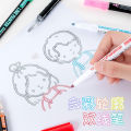 Contour pen double line contour pen metal glitter pen set marker pen account pen highlighter brush wholesale. 