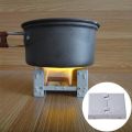 Foldable Solid Fuel Camping Stove.