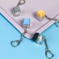 Fidget Toy Keychain Mechanical Switch Key Chain Fingertip Button Stress Relief Pop Toys Key Accessories. 
