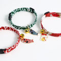 Adjustable koi bell pendant, lucky cat collar, neck chain, ordering accessories, pet supplies, dog and duck. 