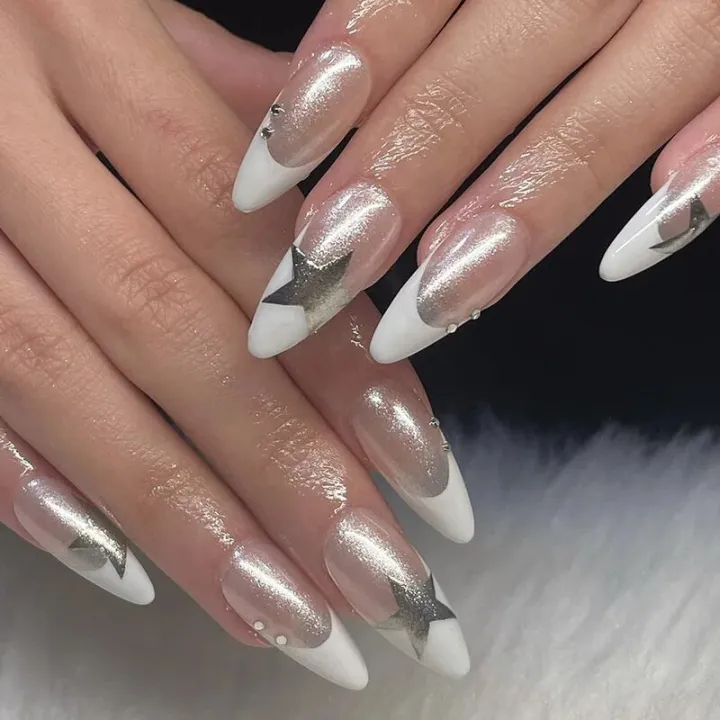 24pcs%20Nude%20Pink%20False%20Nails%20Love%20Design%20Detachable%20Nails%20French%20Lines%20Stiletto%20Point%20Nail%20Tips%20Press%20On%20Nail%20Art%20Stickers%20-%20Image%206