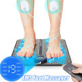 Electric EMS Foot Massage Pad Relief Pain Relax Feet Acupoints Massage Mat Shock Muscle Stimulation Improve Circulation. 