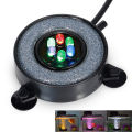 Aquarium Bubbler Aquarium Light Aquarium Air Stone Disk Round Fish Tank Bubbler with Auto Color Changing LED. 