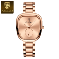 Poedagar PO783 RoseGold Stainless Steel Analog Wrist Watch For Women. 