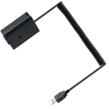 BRADOO 5X USB Charging Cable NP-FW50 Dummy Battery Spring Wire for Sony A7 A7R A7S A7M A7II A7S2 A7M2 A7R2 A6500 DC Coupler.