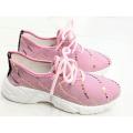 Fashionable Pink Color LightWeight Sneakers shoe For Women. 