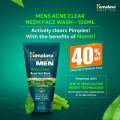 Himalaya Men Pimple Clear Neem Face Wash - 100ml. 