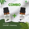Vishmanni Rosemary & Lavender Essential oil combo (10 ml each).