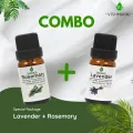 Vishmanni Rosemary & Lavender Essential oil combo (10 ml each).