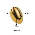 Chunky Rings Set Irregular Shape Gold Plated Rings 18K PVD Stainless Steel Ring For Women. 