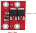 15A Ideal Diode Solar Panel Battery Charging Anti Reverse Irrigation Protection Ideal Diode 3-28V.