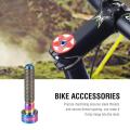 1pc Titanium Bike Headset Stem M6 Thread Bolt Bicycle Accessory (Colorful-M6-30). 
