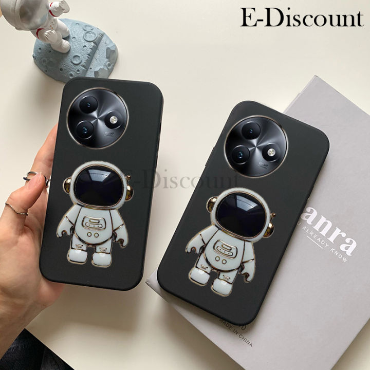 New Phone Case For itel S24 Cover Astronaut Bracket Smooth Soft Silicone Anti Collision For itel S24 case
