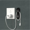 Wall Mounted Power Cord Retaining Clip Plug Strong Adhesive Cable Holder Power Plug Socket.